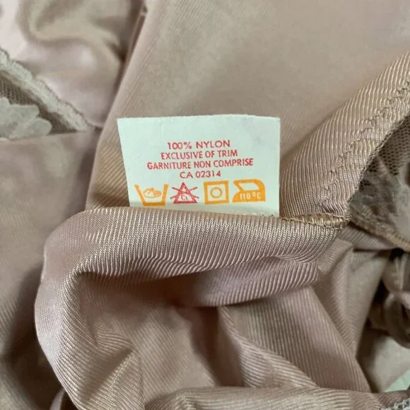 Vintage Y2K 90s Satin Sheer Lace Long Maxi Lingerie Slip Dress Nightgown - Picture 11 of 16